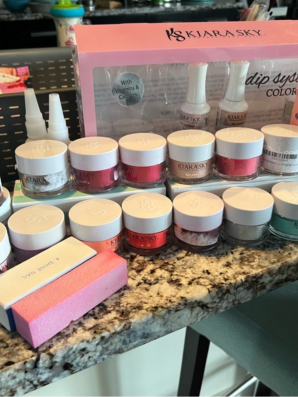 Kiara Sky Dip Powders and Supplies  Press-On Nail Powder Set - Picture 2 of 5